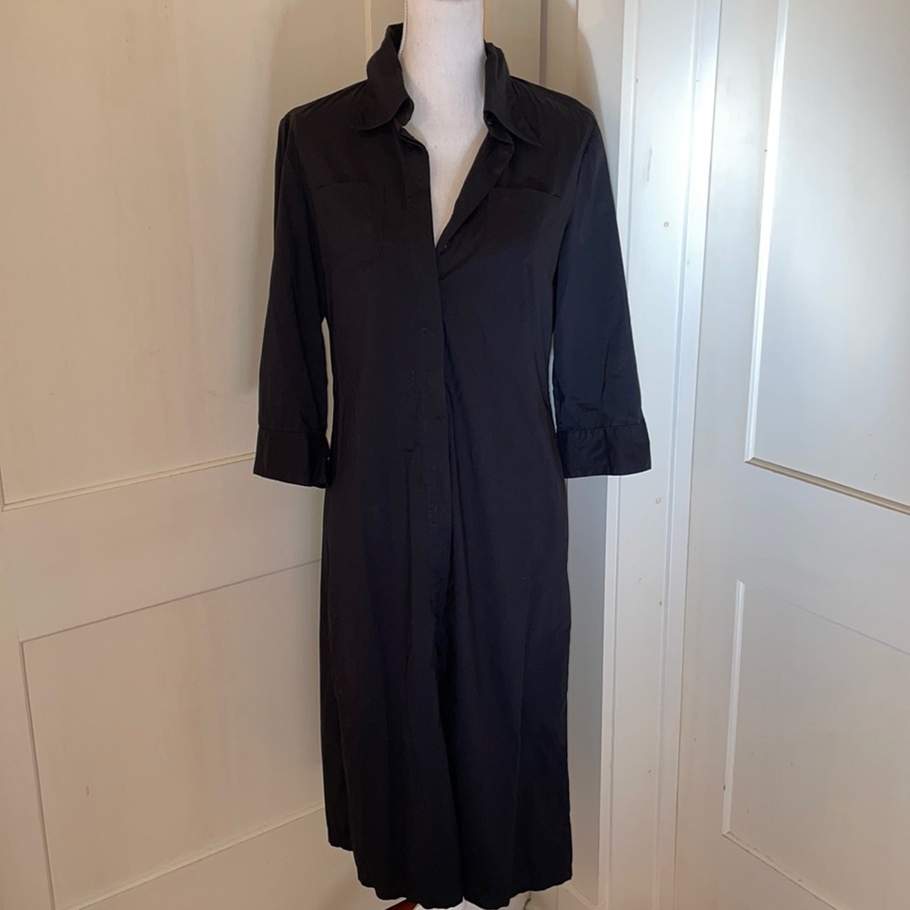 Smart Black Shirtdress